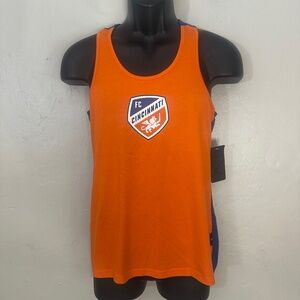 FC Cincinnati Soccer Tank Top Medium New with tags 60% cotton/40% polyester